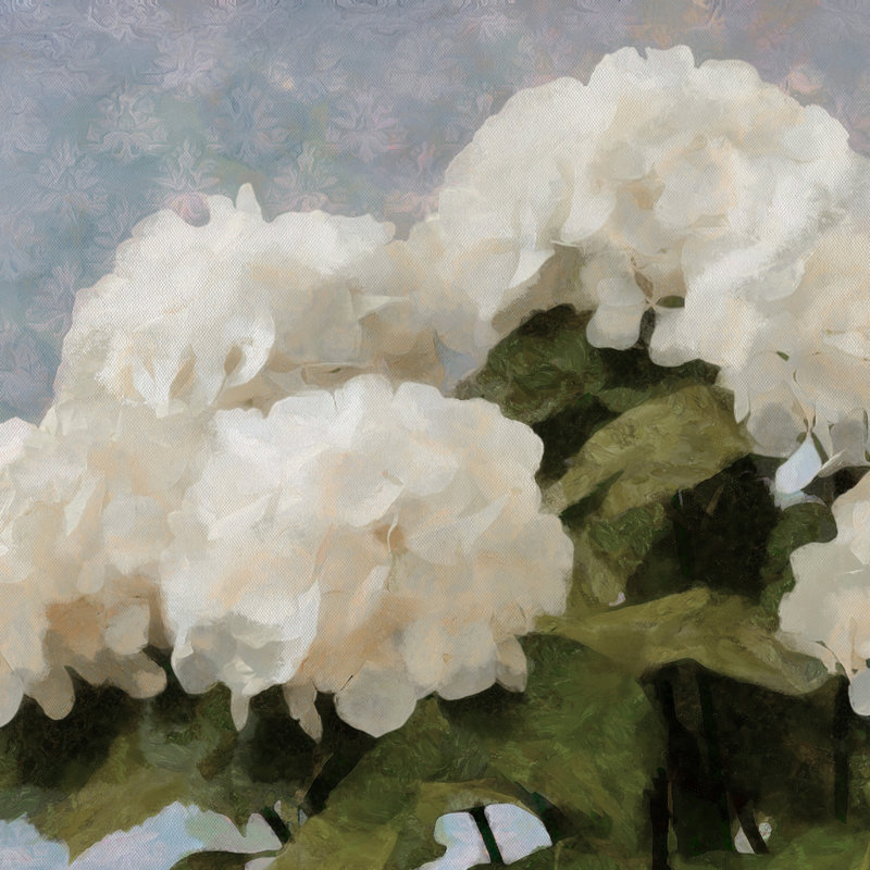 Fleurs du dimanche I, H 12 po x l 12 po x P 1,25 po