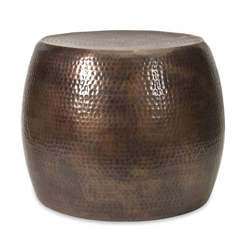 Nuria Hammered Accent Table