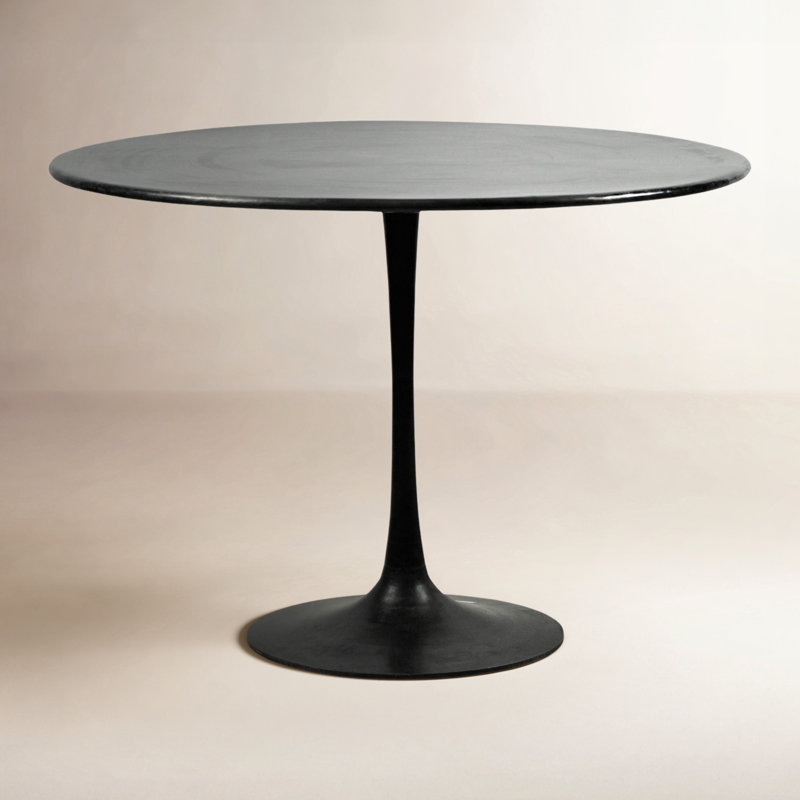 Nauset Round Iron Top with Iron Base Dining Table