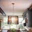 Lustre tambour 6 lumières façon bougie