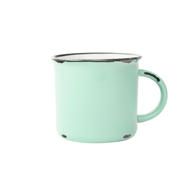 Tasse à café en grès 16 oz Canvas Home, Bleu / vert / rose / jaune