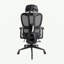 Chaise de bureau inclinable ergonomique en filet avec soutien lombaire et repose-pieds Inbox Zero Ultimate