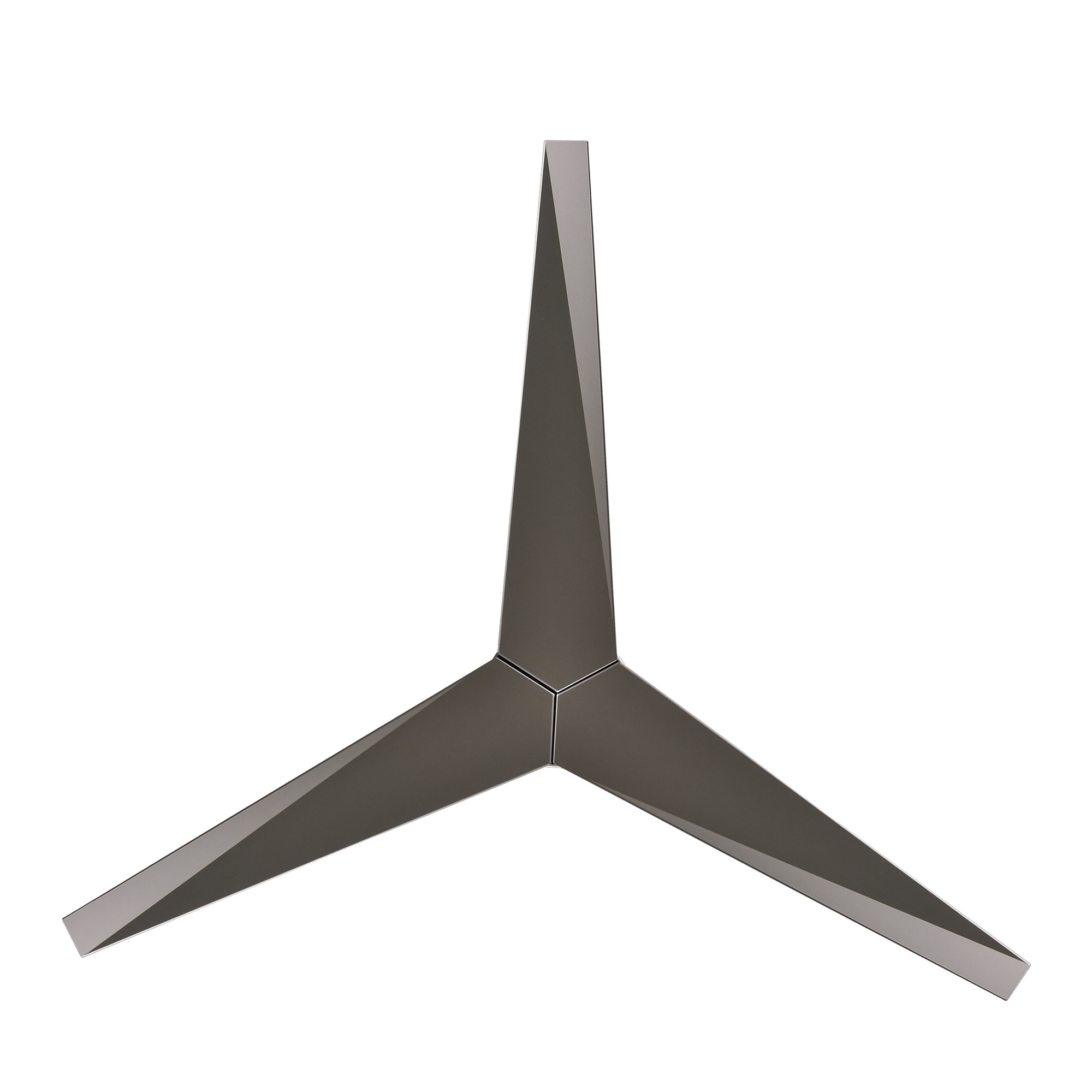 56'' 3 Blade Ceiling Fan, Old Oak Tone, Gloss White