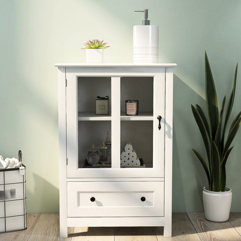 Buffet Buffet en blanc - Intérieur spacieux pour votre rangement et surface facile à nettoyer