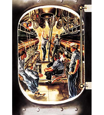 " Torpedo Room " by George Ghrieber