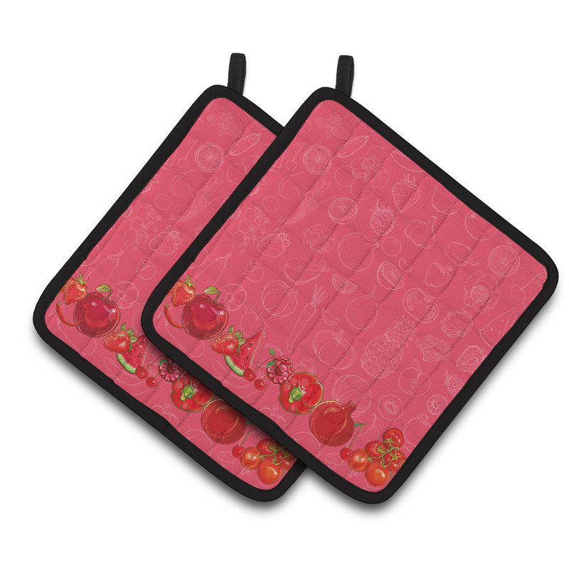 Caroline's Treasures Striped Polyester Potholder