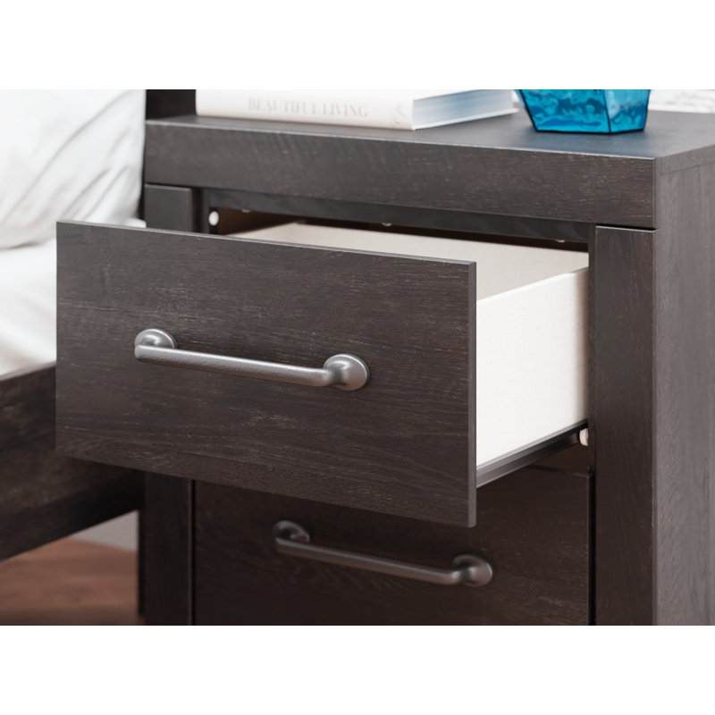 Kaysah 2 Drawer Nightstand, Gray
