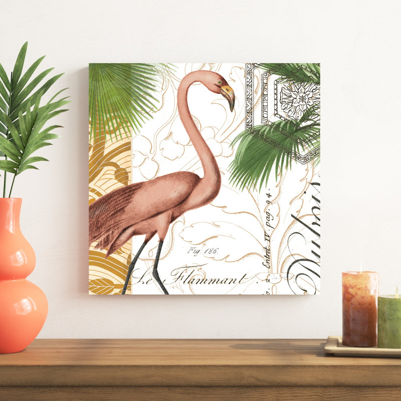 Flamingo Curiosity I, H 20 po x l 20 po