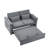 Versatile Convertible Sofa with Adjustable Backrest and Pull-Out Bed for Compact Spaces-2091538142