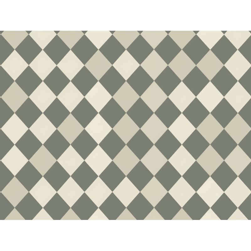 Machine Printed Comforter, Queen Comforter, Gray/Beige Argyle