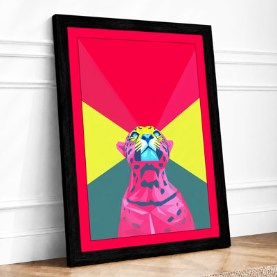 Neon Astronaut Modern - Print