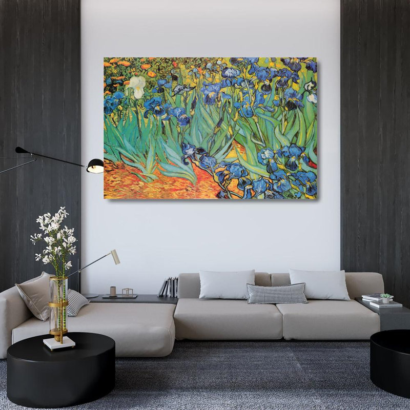 Irises, Saint-Remy, 32" H x 48" W