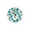 Décoration murale bleu sarcelle 12 x 12 pouces, bleu sarcelle