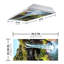 Couvre-lampes fluorescents de classe Waterfall pour plafonniers - pour luminaire 2 x 4 - par Octo Lights