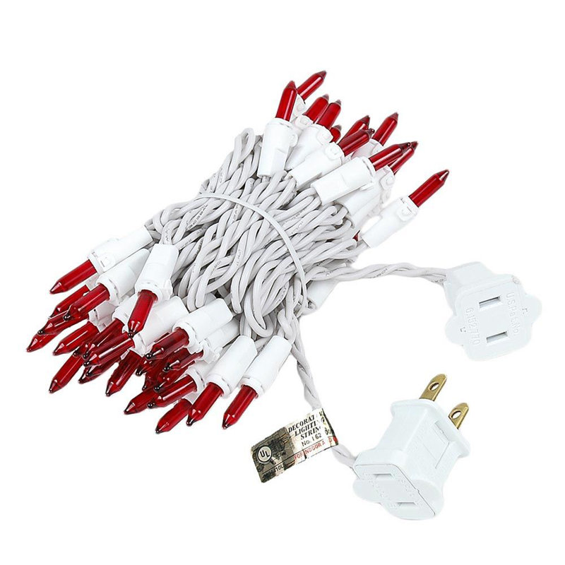 Mini-chaîne pour l’extérieur 11'50 ampoules Pirtle, rouge, blanc