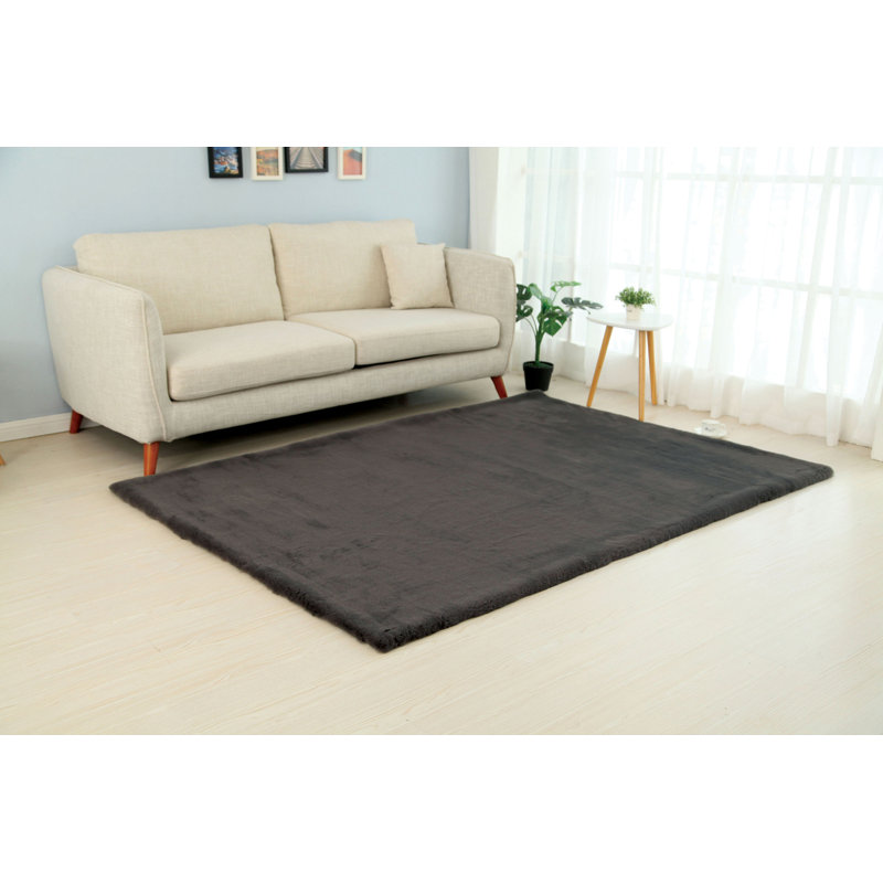 Tapis gris anthracite