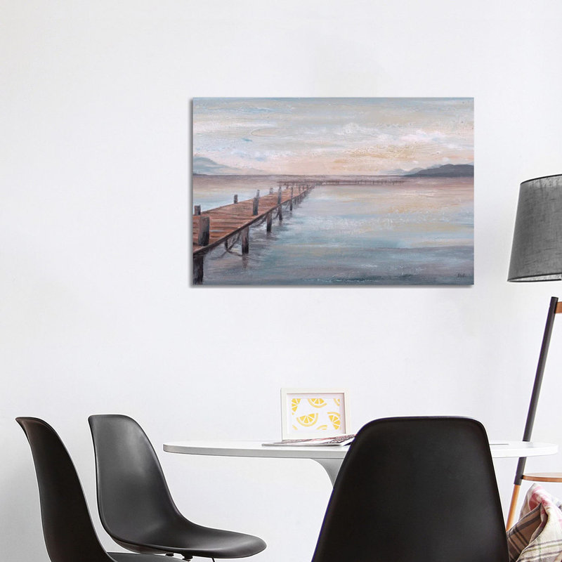 «Calm Placid Lake» par Patricia Pinto - reproduction d'art sur toile, Pas de tapis, H 40 po x l 26 po x P 1,5 po