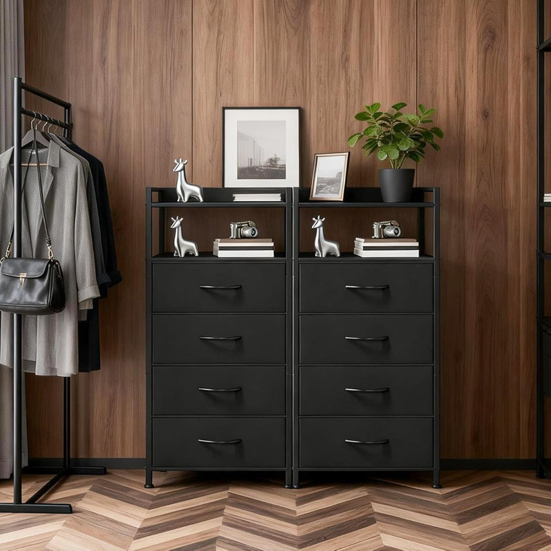 35cm W Iron+Density Board Bedside Table