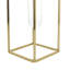 Ensemble de 3 vases de table en acier inoxydable doré