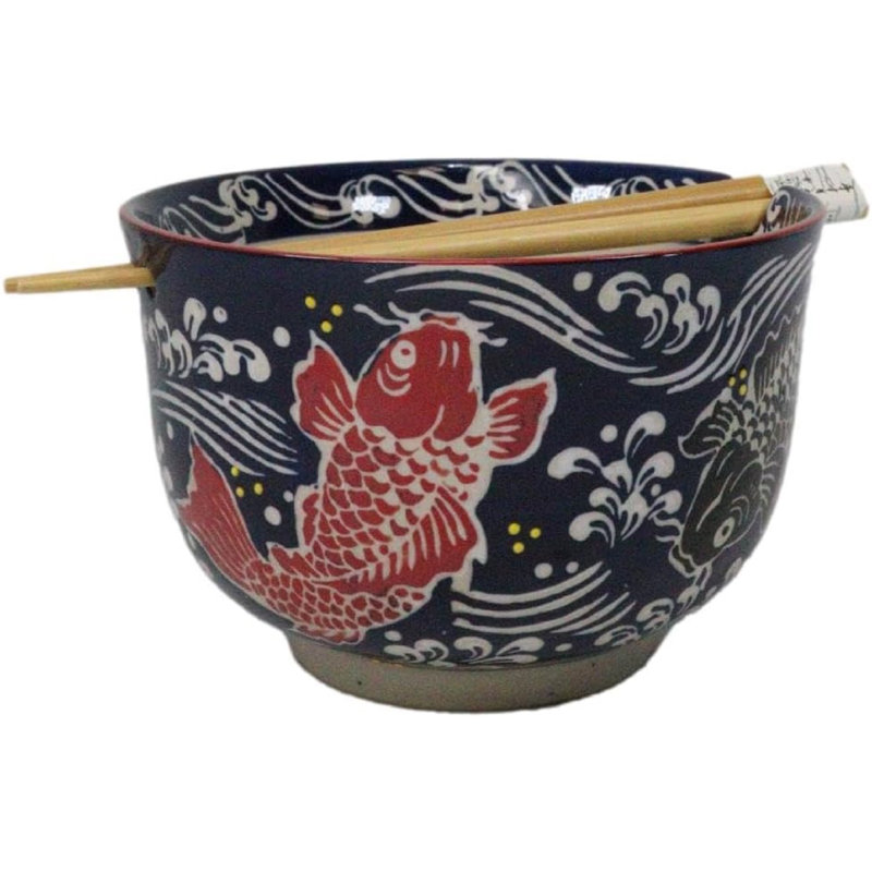 Ensemble de bol Koi Fishes