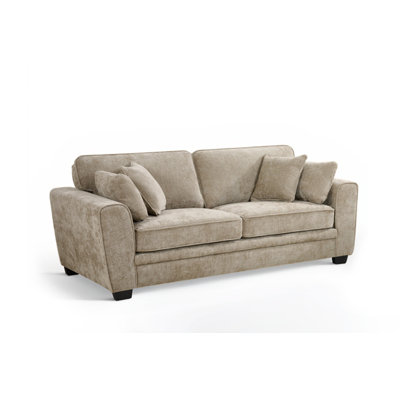 Hughley 3 Seater Chenille Sofa