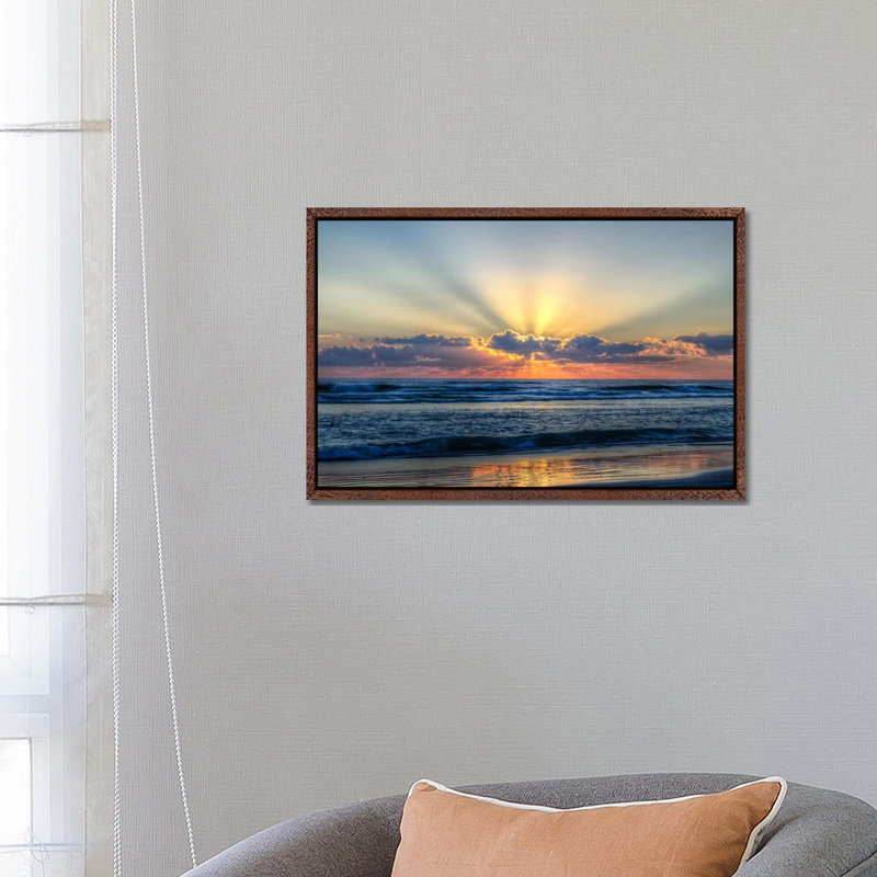 Radiant Dawn 1 Piece Wall Art on Canvas, 66.04 cm H x 45.72 cm W, Classic Wood Floater Framed
