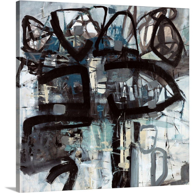 « Three levels » par Jodi Maas-reproduction d’art sur toile, H 30 po x l 30 po x 1,25 po, Toile tendue