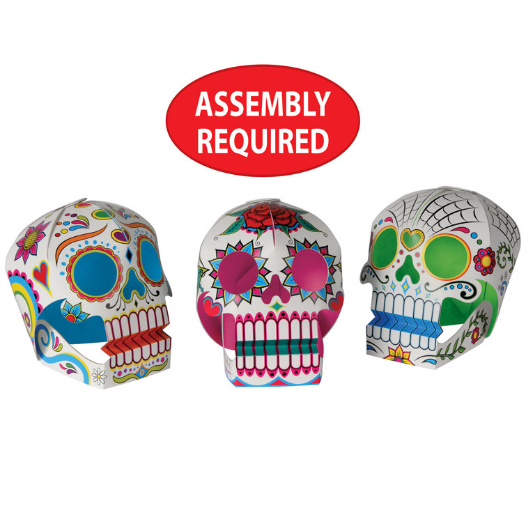 The Beistle Company Day Of The Dead Centerpieces | Wayfair