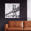 «Triborough Bridge», art mural sur toile flottante, peinture sur toile