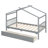 Twin House Bed With Storage Drawers & Solid Wood Frame-350213466-350213465