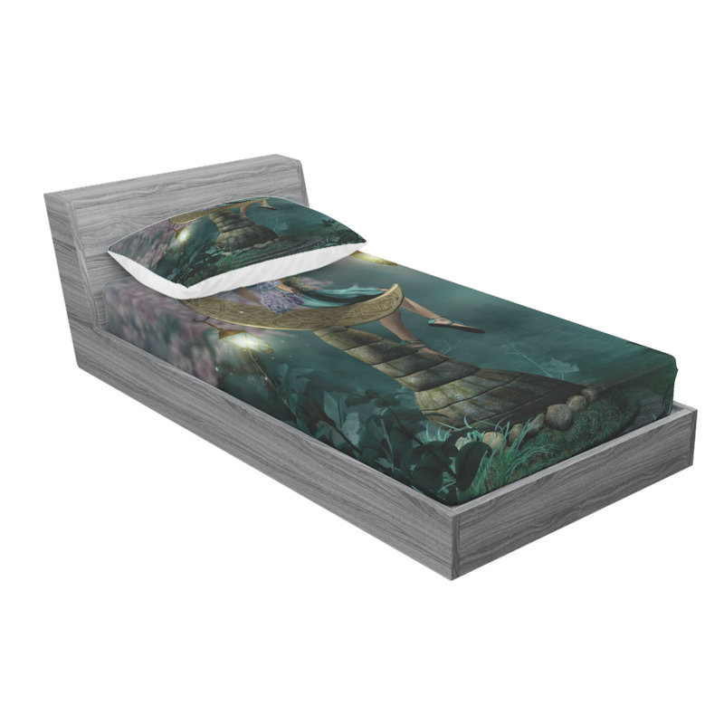 Microfiber Sheet Set, Twin Sheet Set with Fitted Sheet