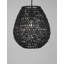 1 - Light Black Teardrop Pendant