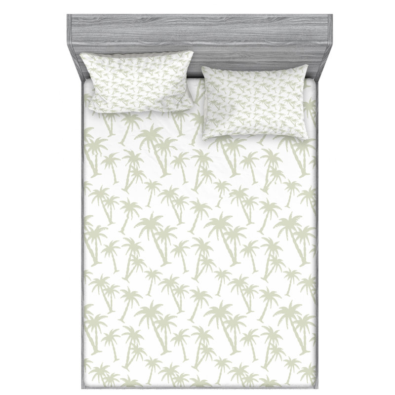 Microfiber Sheet Set, Queen Sheet Set with Fitted Sheet