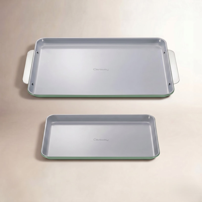 Caraway Nonstick Ceramic Baking Sheet Duo, Sage