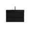 Meuble-lavabo moderne avec texture noyer et tiroirs noirs, armoire murale en noyer-1623525462
