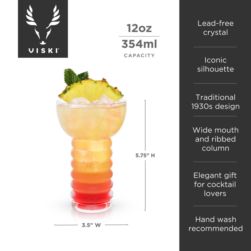 Raye Pearl Diver 12 oz. Verre cristal Highball