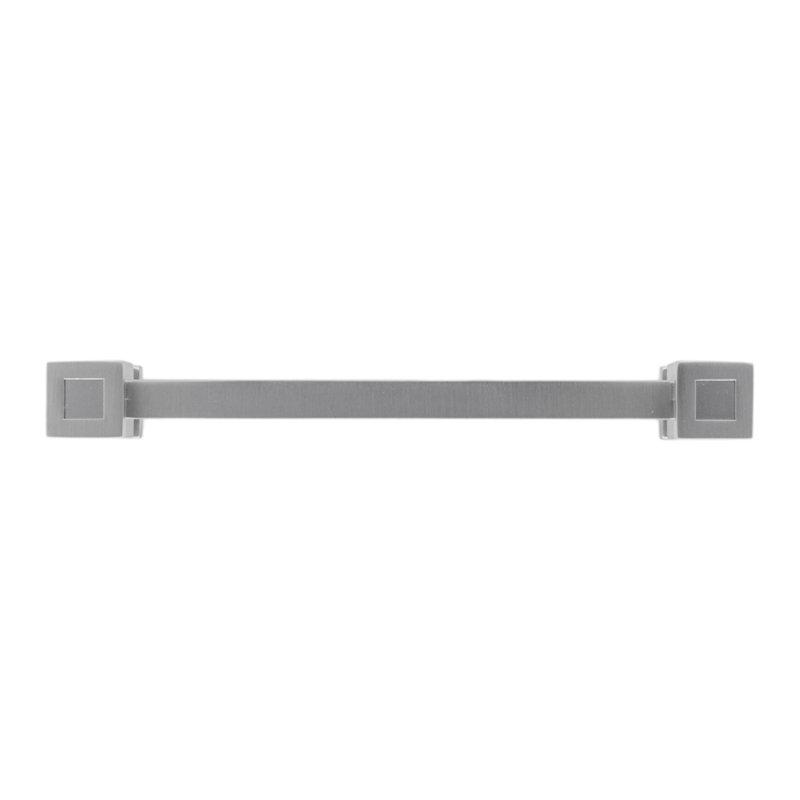 Poignée barre 4 po Rhombus, Nickel satiné, 4"