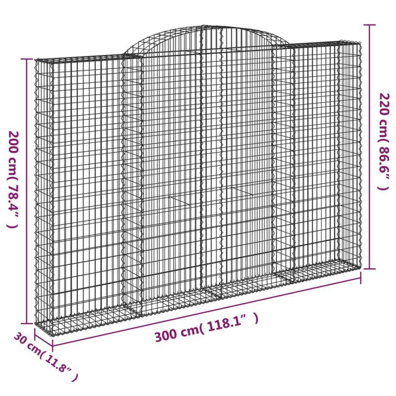 220 cm H x 300 cm W Fence Panels Fencing