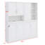 Lit escamotable avec armoire supérieure, tablettes-763922158