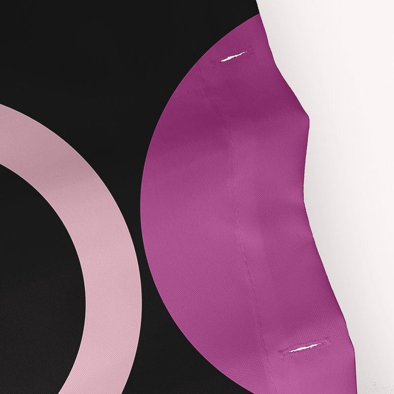 Rideau de douche Mod Circles, Orchidée