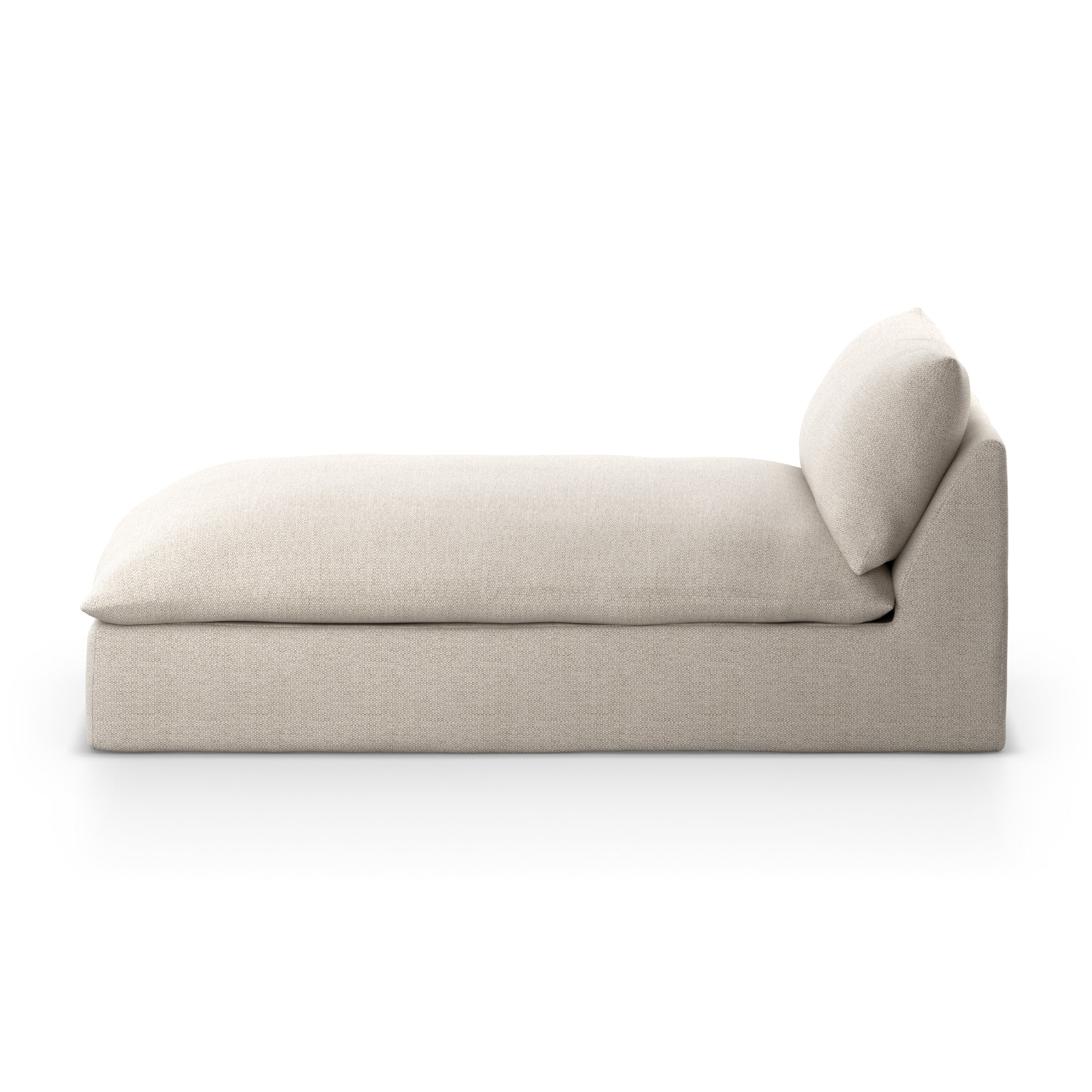 Argent 37'' Outdoor Chaise Lounge, Faye Sand