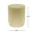 Golden Round Side Table With Vertical Stripes