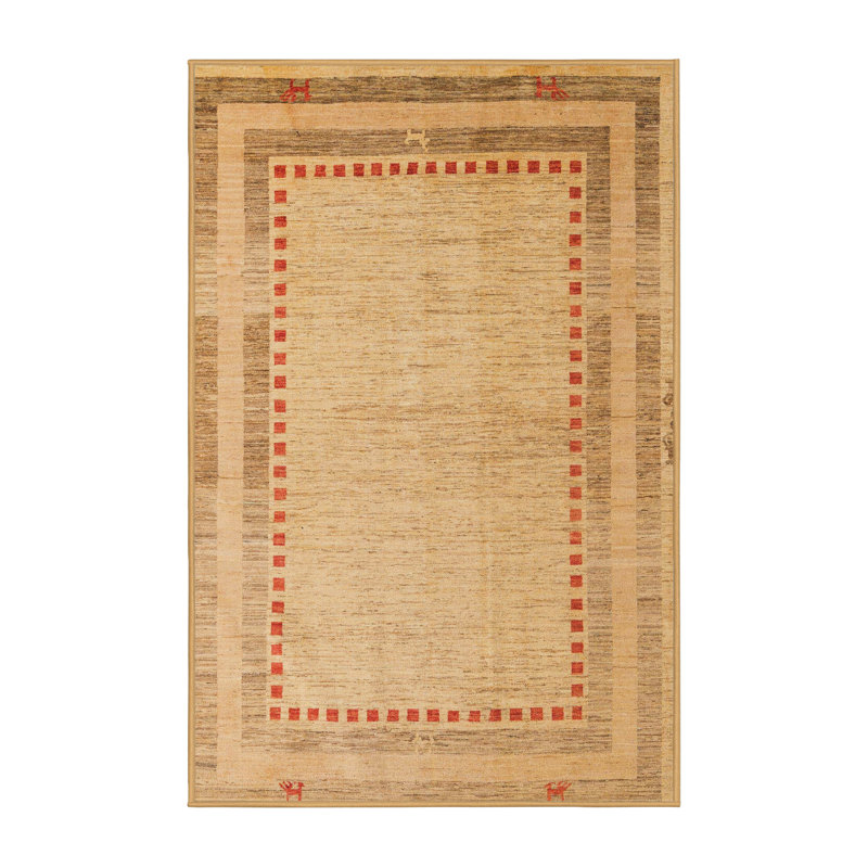 Tapis décoratif multicolore à motif abstrait, Tapis de couloir 2 pi x 5 pi