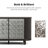 Doloros Dining Server with Soft Closing Cabinets