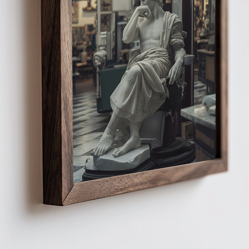 Elegant Decorative Framed MDF Painting, 19.7 x 27.6 x 0.1 inches | 100% MDF with 3 mm Thickness, 100% Spruce Frame | UV Printed Artwork Perfect for Living Room, Bedroom & Office Decor, Stylish & Durable Design