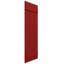 Volets en composite à trois planches EnduraCore l 16 1/8 po x H 25 po, rouge feu (par paire - quincaillerie non incluse)-134540518