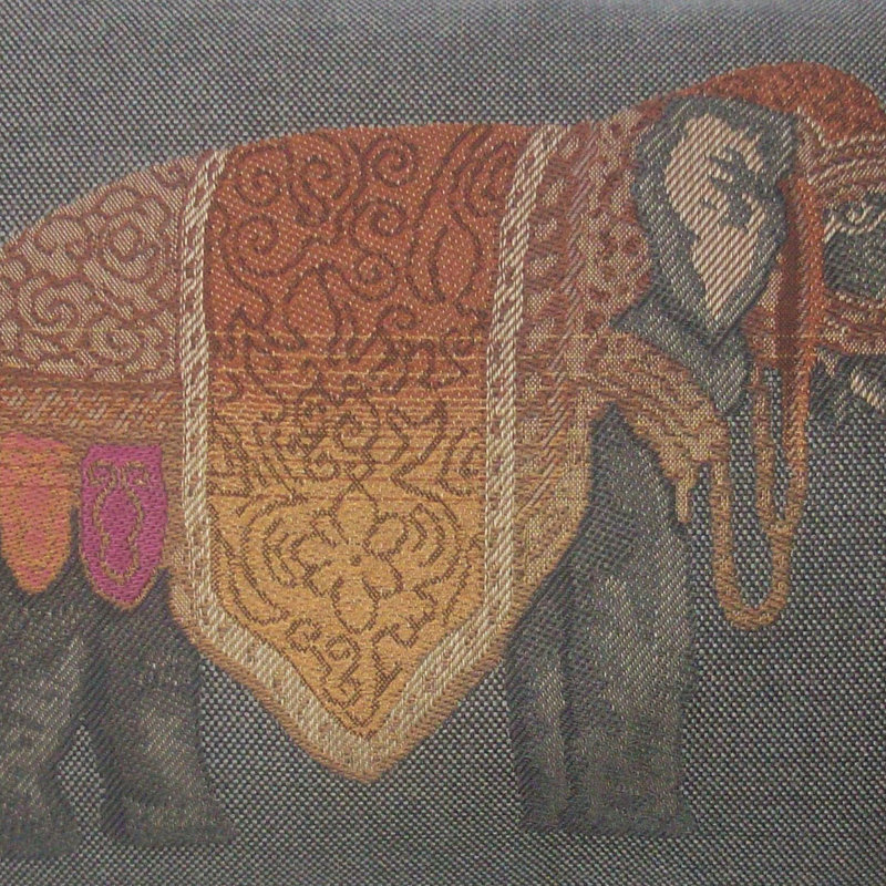 Olifant Lumbar Pillow Cover & Insert, Henna