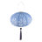 Stella Tassel 25.5" Oval Solar Lantern - Sky Blue-123844733-123844738