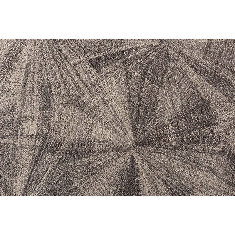 Tapis gris / beige en laine touffeté à la main Kayzia