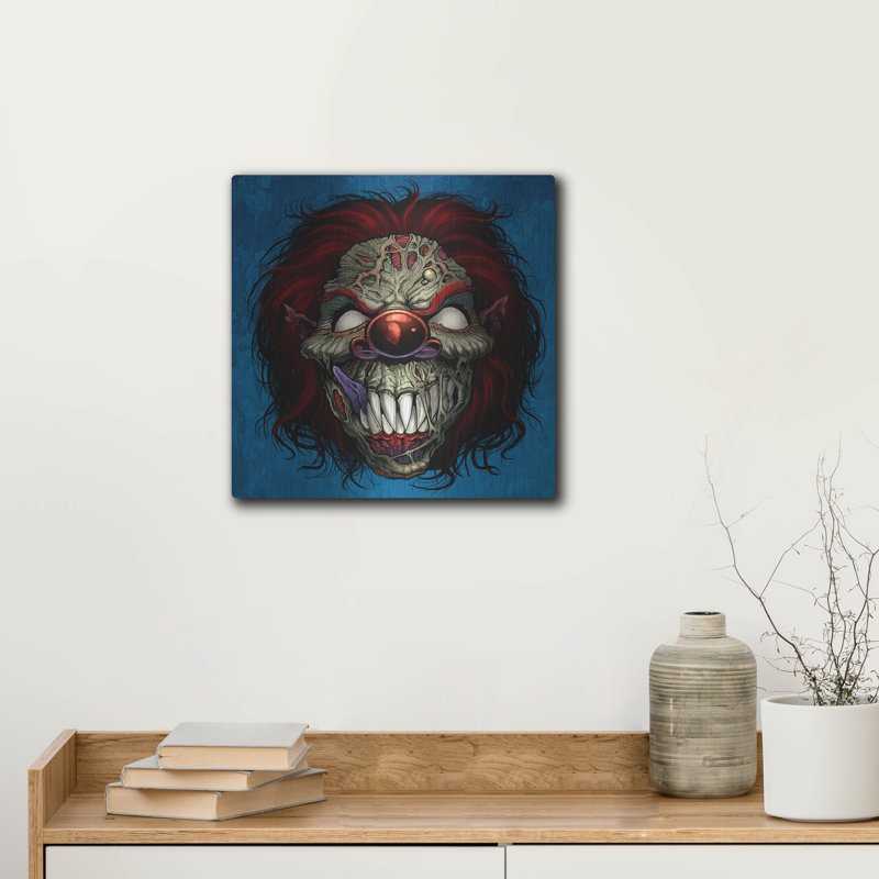 «Evil Clown 1» par Flyland Designs, H 12 po x l 12 po